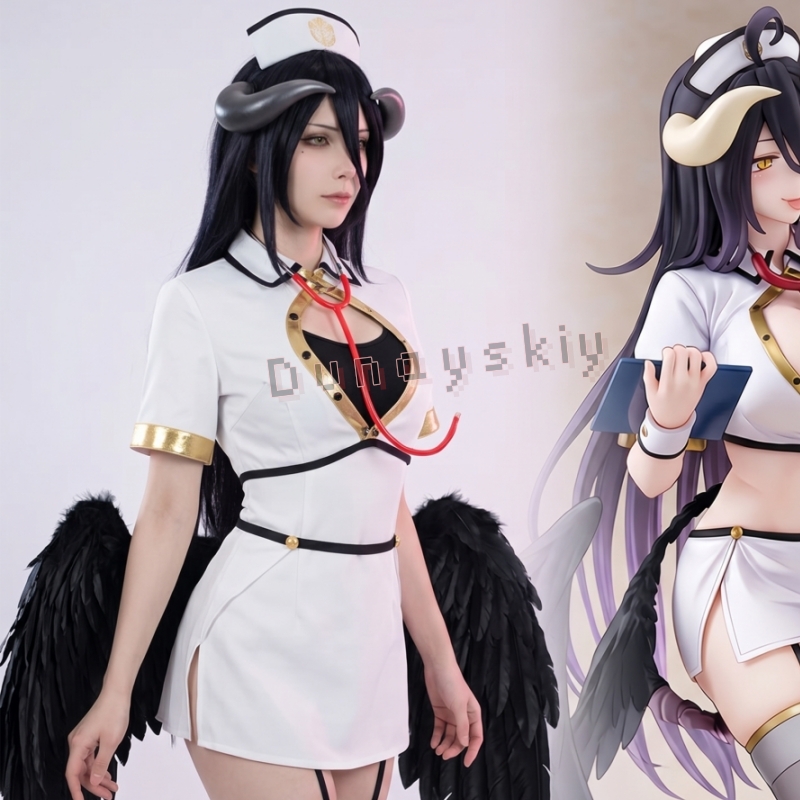 Party Games Mini - Fantasia Cosplay OVERLORD Albedo Gothic Angel