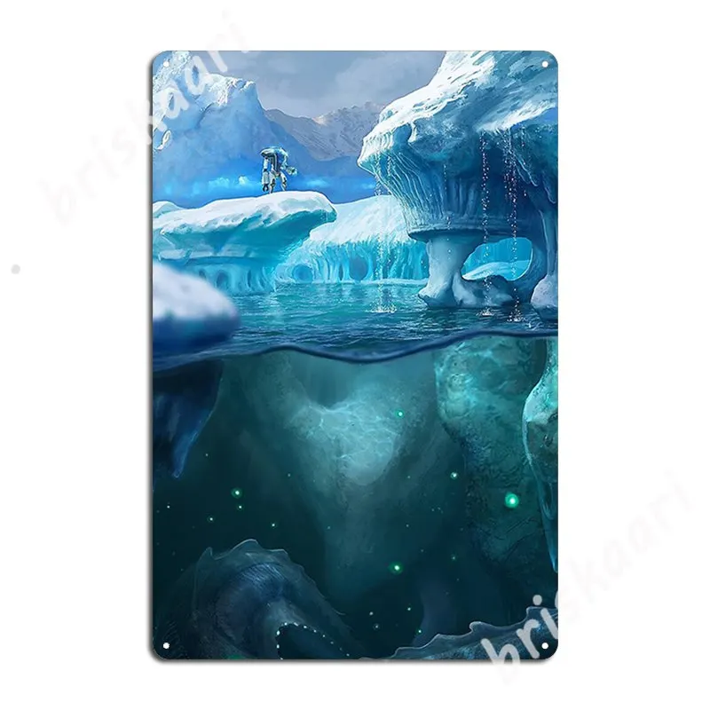 Party Games India - Subnautica - Indie Game Metal Signs