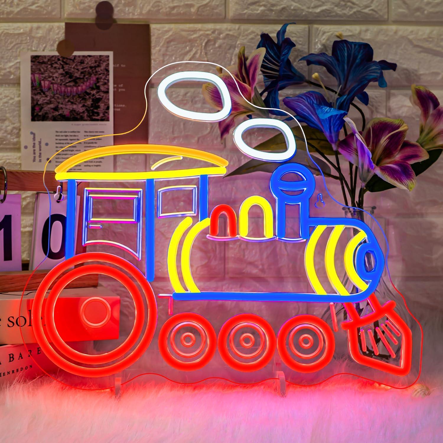 Letreiro Neon de Trem, Letreir - Party Games Shop avaliação e preço
