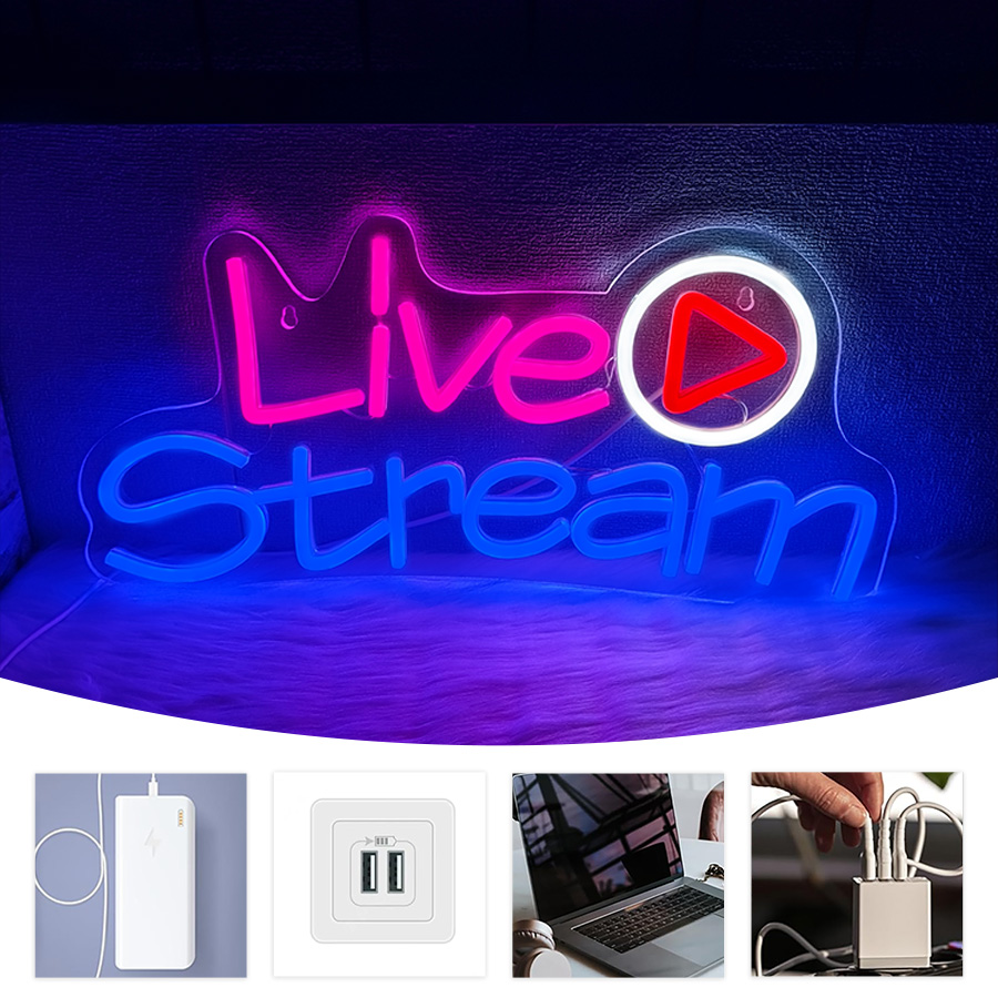 Letreiro de LED Neon para Tran - Party Games Stream avaliação e preço