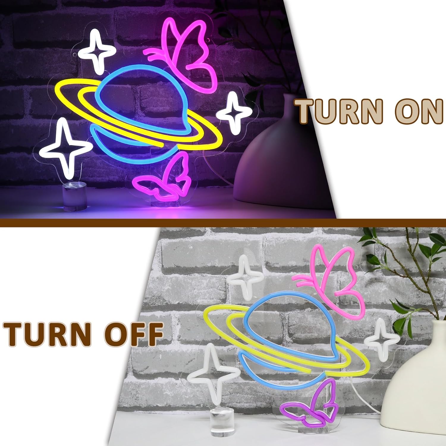 Letreiro Neon Planet Butterfly - Party Games Shop avaliação e preço